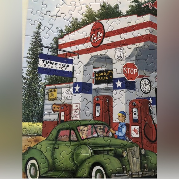 Bits and Pieces 300 Piece Puzzle Franks Friendly Service 18" x 24" Complete - Picture 5 of 7